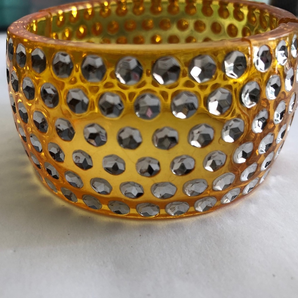 Goldtone Rhinestone Bracelet